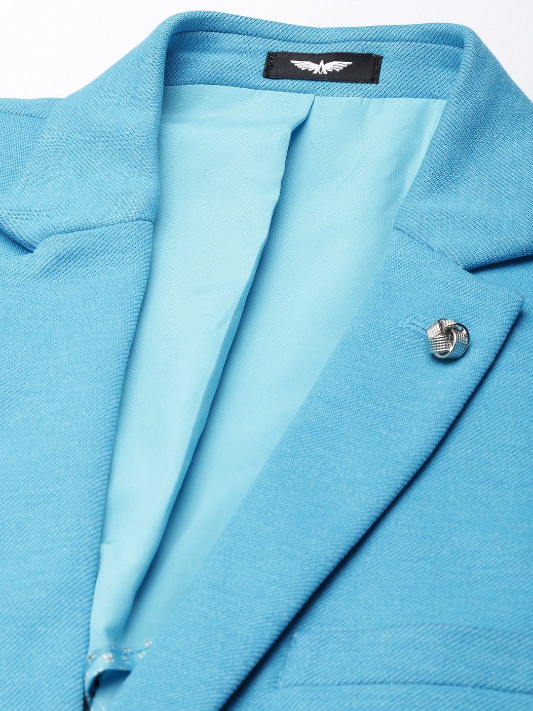 Park Avenue Solid Regular Fit Single-Breasted Formal Blazer