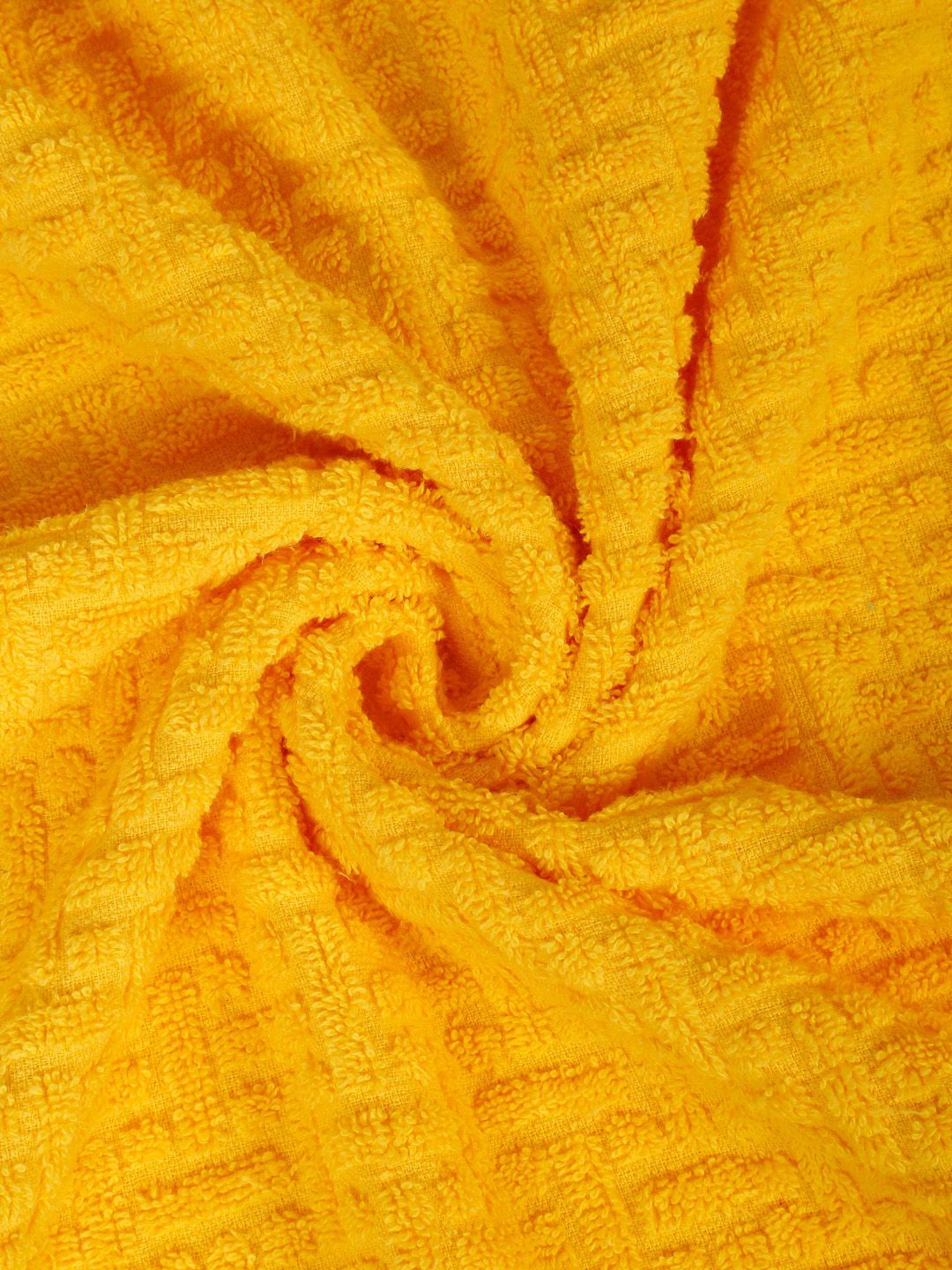 Cortina  Blue & Yellow 2 Pieces Jacquard Super Absorbency 480 GSM Bath Towels