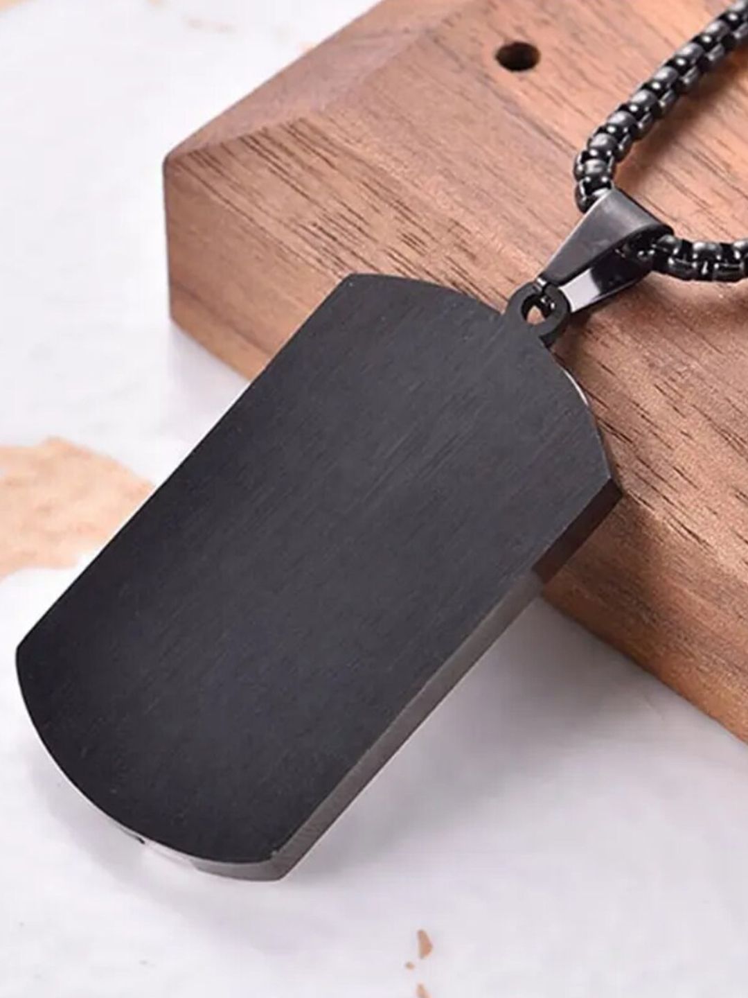 SALTY Merova Black Neck Chain for Men
