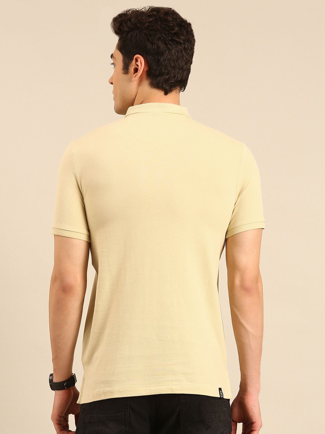 Being Human Polo Collar Pure Cotton T-shirt