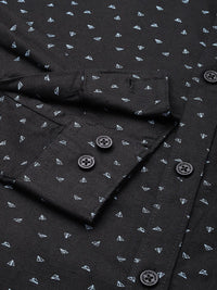 Being Human Slim Fit Geometric Printed Pure Cotton Casual Shirt