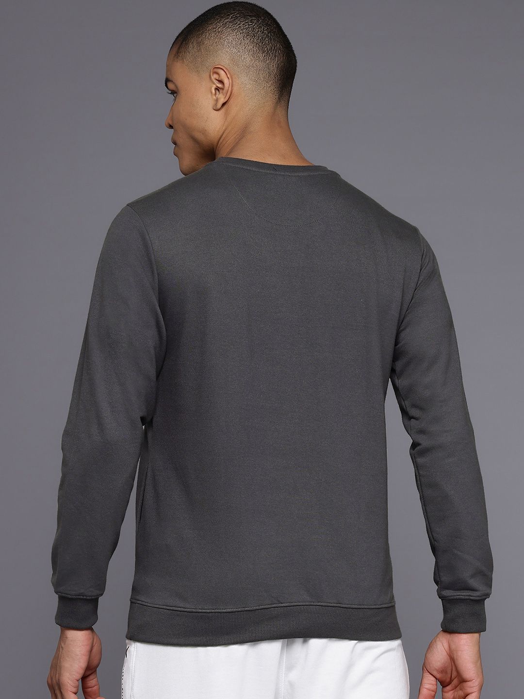 HRX by Hrithik Roshan Brand Logo Printed Training Sweatshirt