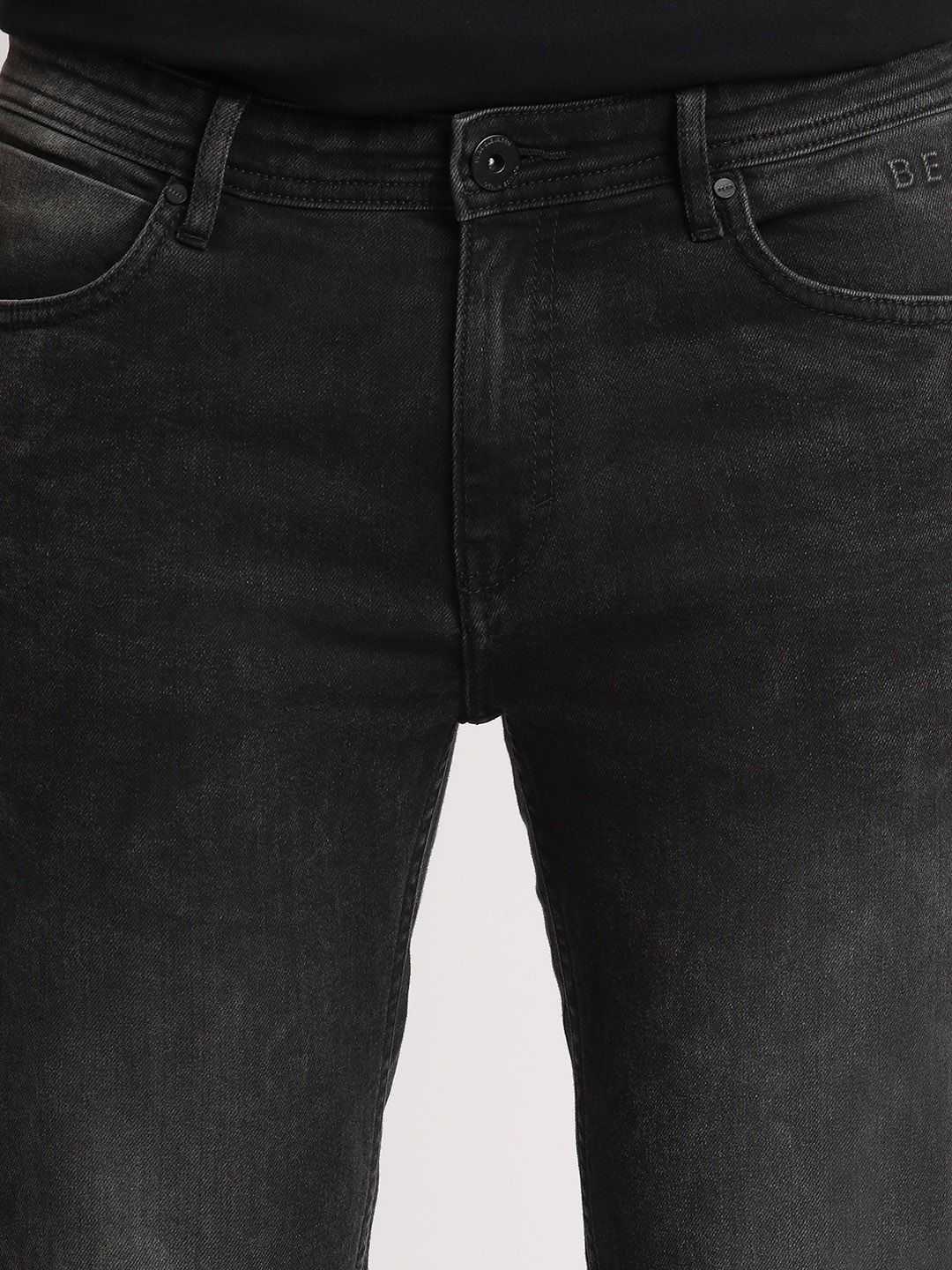 THE BEAR HOUSE Men Skinny Fit Light Fade Clean Look Stretchable Jeans