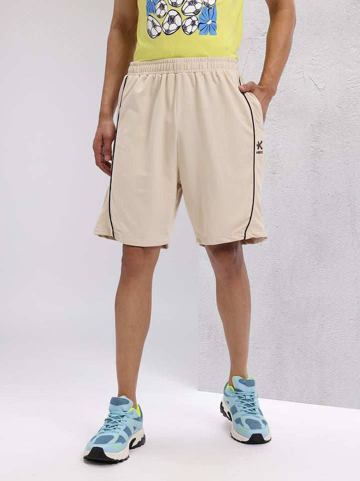 HRX by Hrithik Roshan Men Lifestyle Shorts with Piping Detail