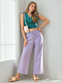 Freehand by The Indian Garage Co Women Straight Fit Parallel Trousers