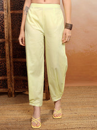 Vishudh Printed Pure Cotton Top With Trousers Co-Ords
