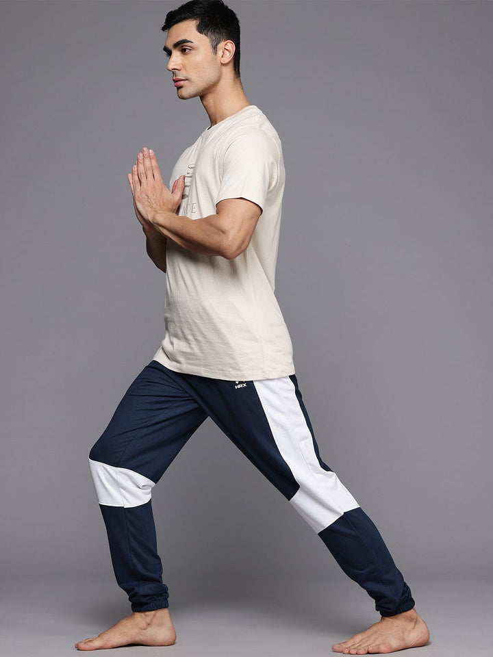 HRX by Hrithik Roshan Men Colourblock Yoga Joggers