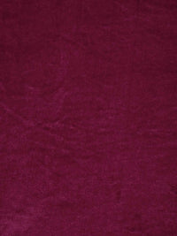 KLOTTHE Maroon Woollen 300 TC Fitted Single Bedsheet With Pillow Cover