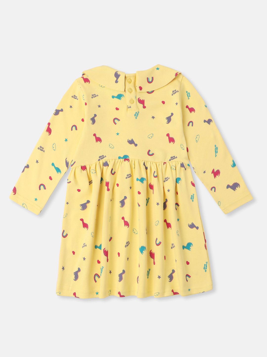 Nauti Nati Print Peter Pan Collar Fit & Flare Dress