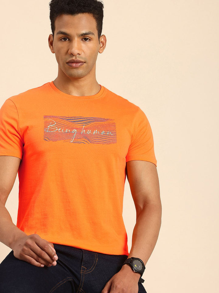 Being Human Graphic Printed Pure Cotton T-shirt