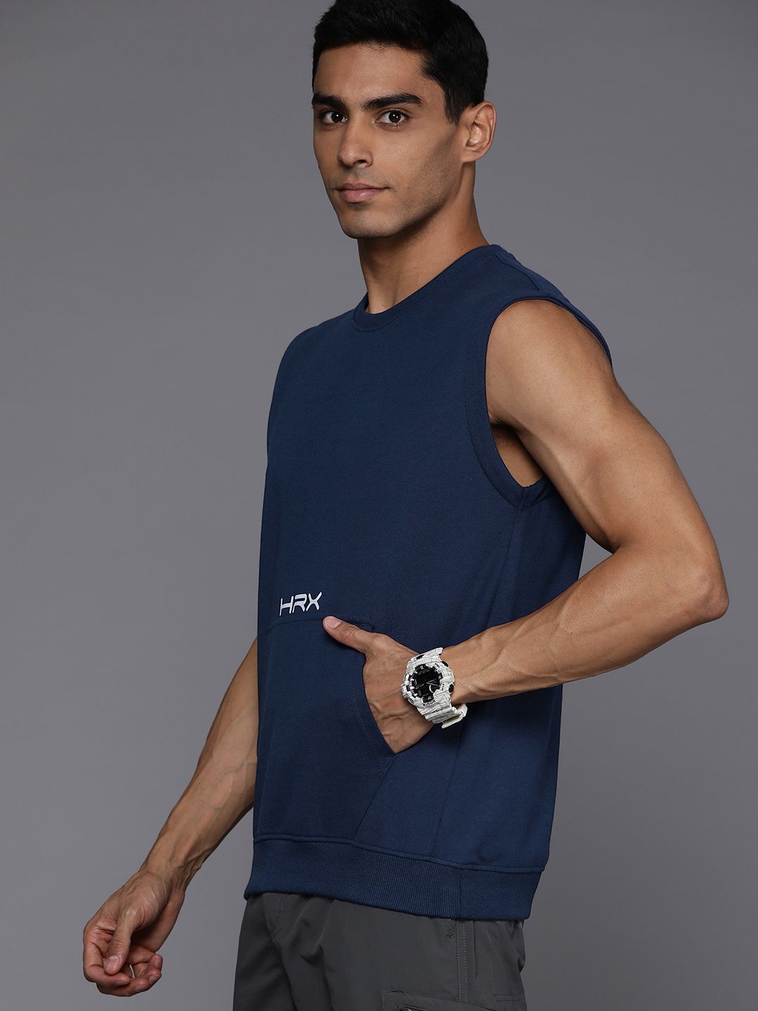 HRX by Hrithik Roshan Sleeveless Lifestyle Sweatshirt
