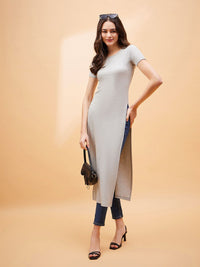 SASSAFRAS BASICS Striped Longline Cotton Top