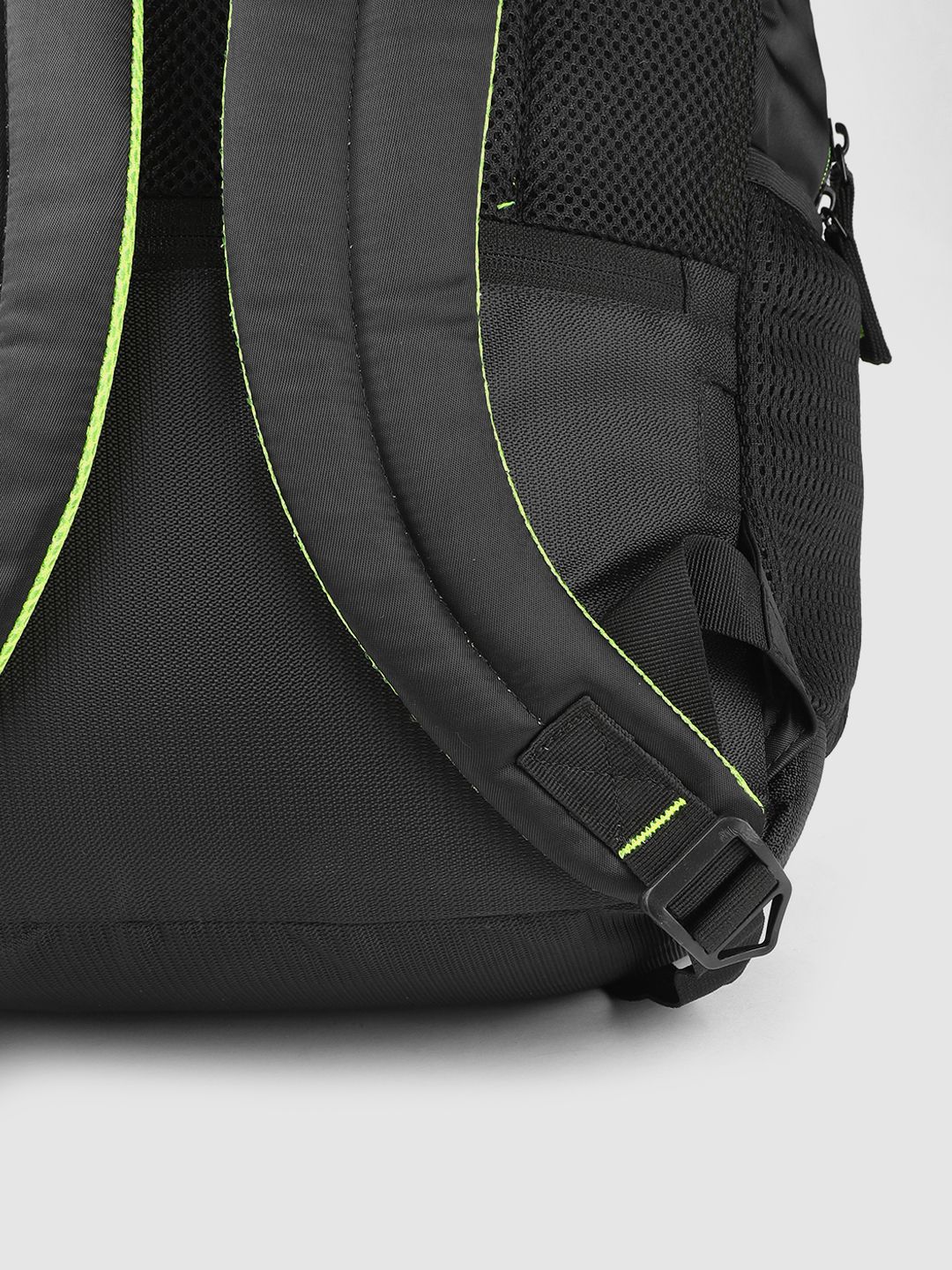 Gear Unisex Black & Fluorescent Green Brand Logo Print Parker Executive Backpack