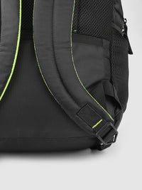 Gear Unisex Black & Fluorescent Green Brand Logo Print Parker Executive Backpack
