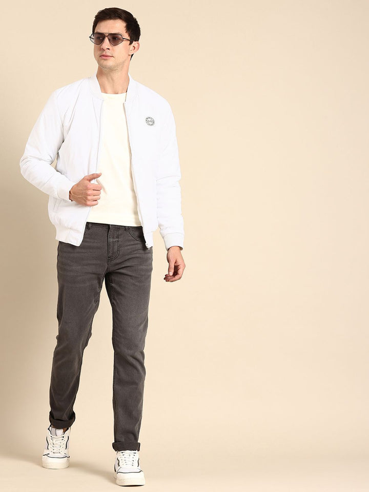 Being Human Mandarin Collar Long Sleeves Bomber Jacket