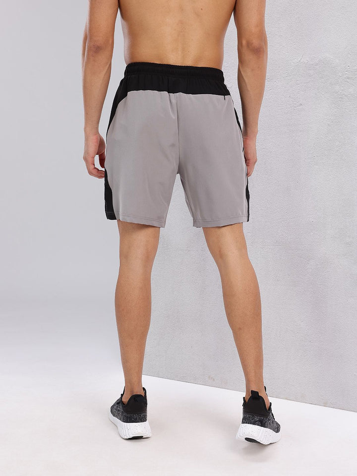 HRX by Hrithik Roshan Men Colourblocked Mid-Rise Training Shorts
