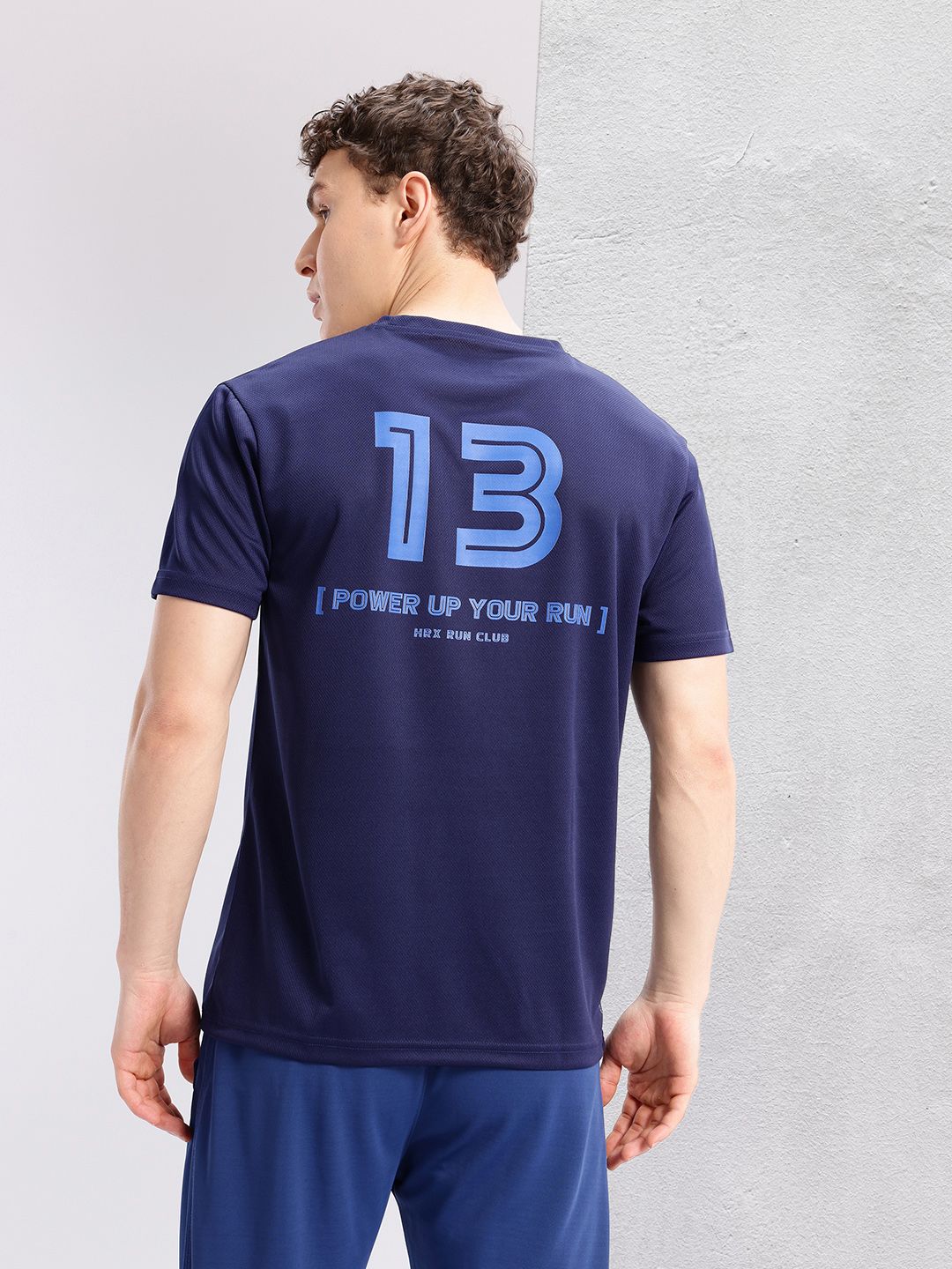 HRX by Hrithik Roshan Typography Printed Detail Regular Fit Rapid-Dry Running T-shirt
