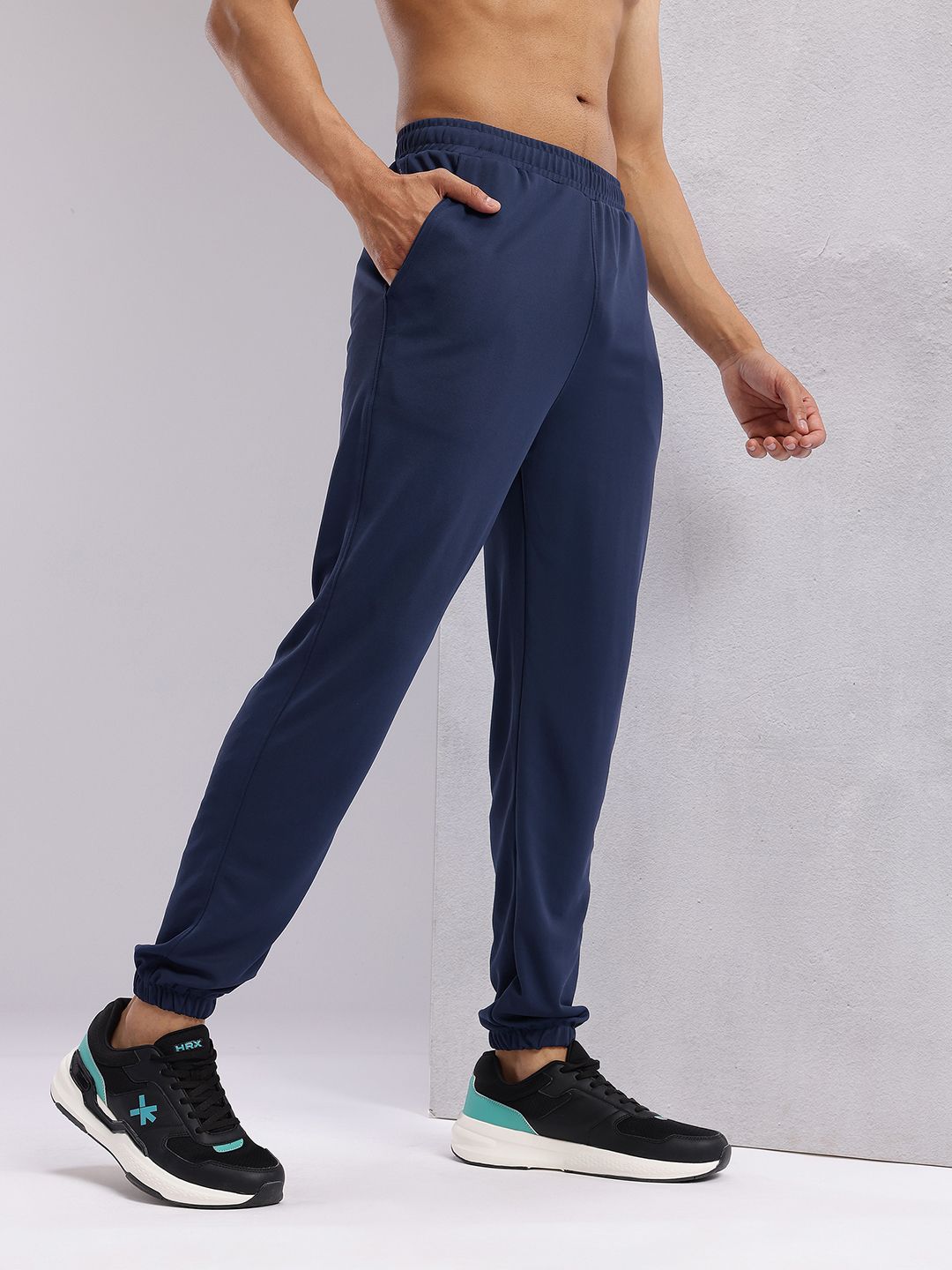 HRX by Hrithik Roshan Men Brand Logo Printed Rapid-Dry Training Joggers