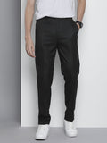 The Indian Garage Co Self Design Regular Fit Chinos Trousers