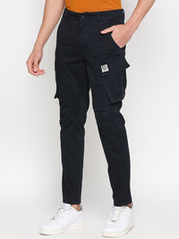 Being Human Men Slim Fit Mid-Rise Plain Cargos
