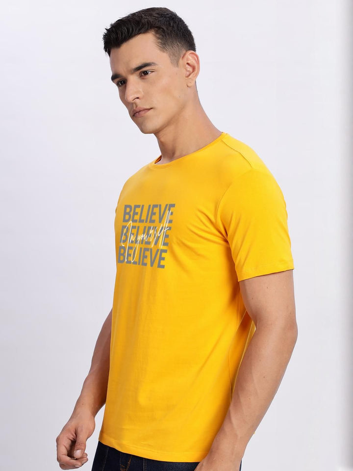 Tshirts ADRO Men Mustard