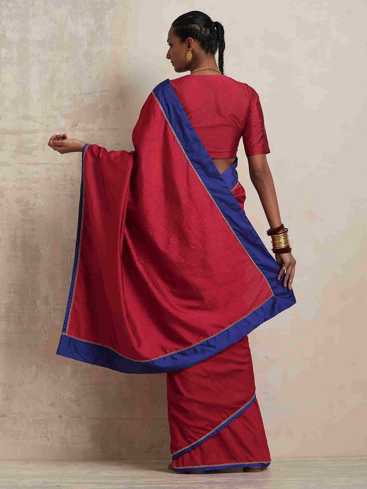 Truebrowns colourblocked siap memakai saree