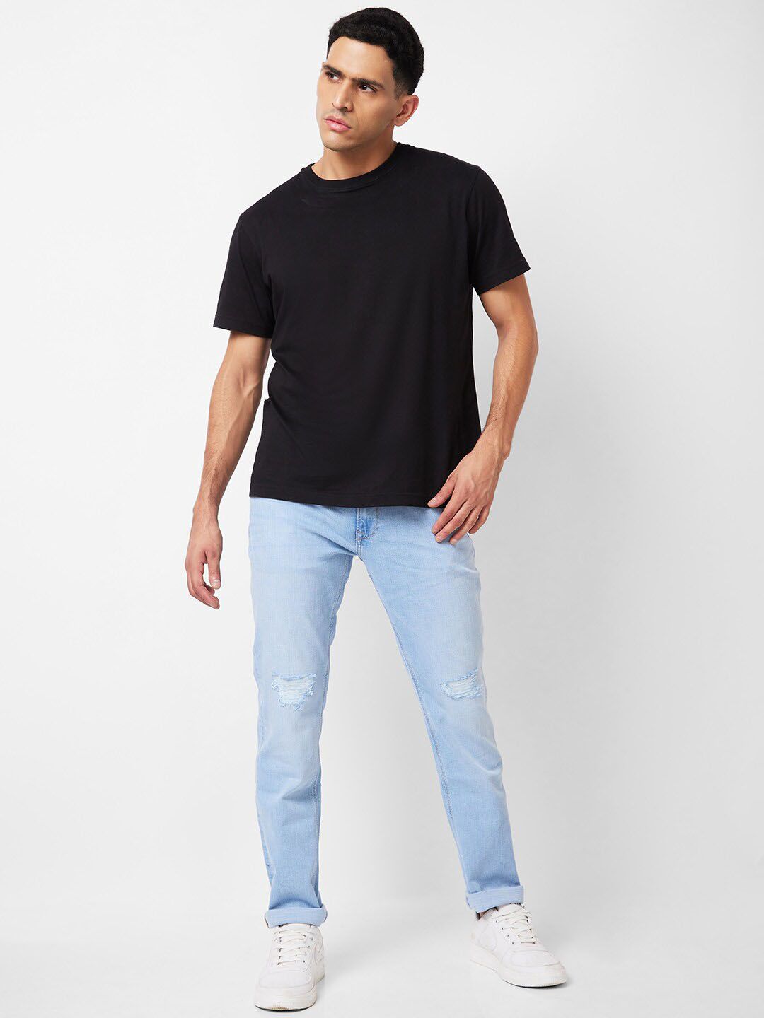 SPYKAR Men Mildly Distressed Heavy Fade Jeans