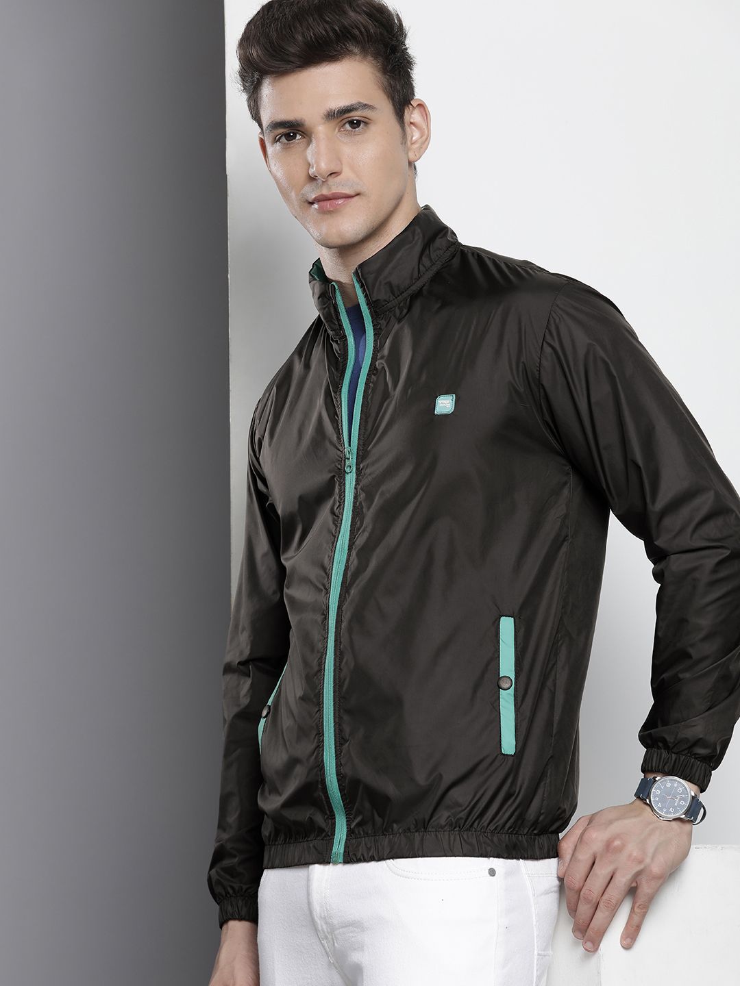 The Indian Garage Co Men Windcheater Sporty Jacket