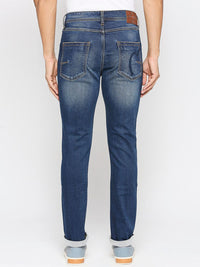 Being Human Men Low Distress Light Fade Slim Fit Jeans