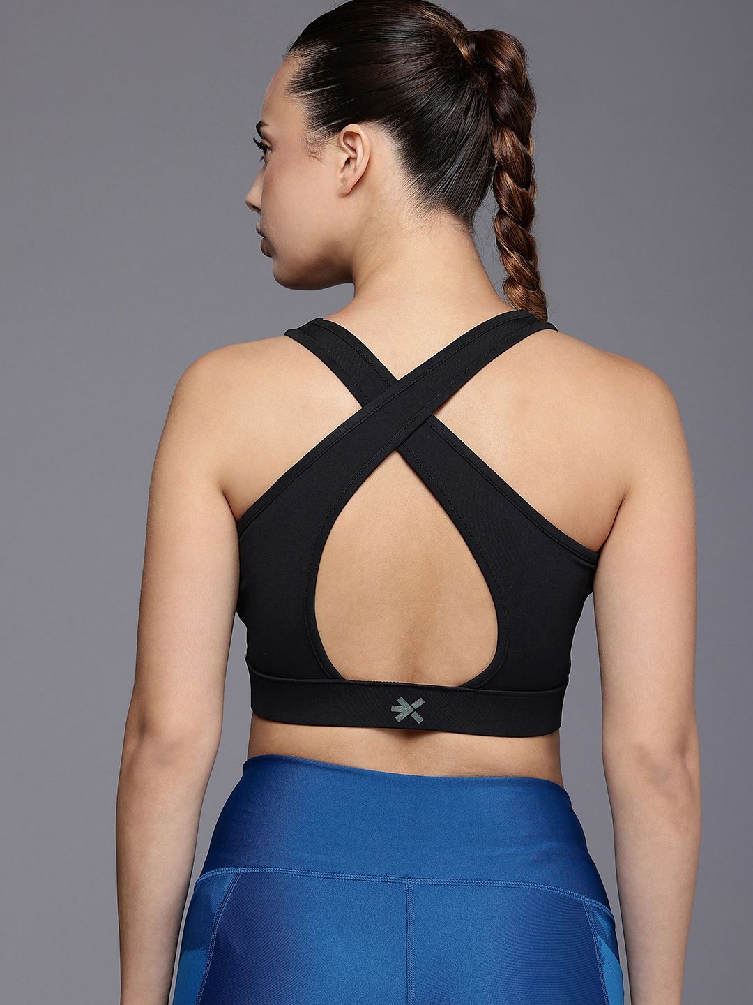 HRX by Hrithik Roshan PERFORMANCEBONDED Rapid-Dry Running Bra AW24_W_BA_KRS003_03