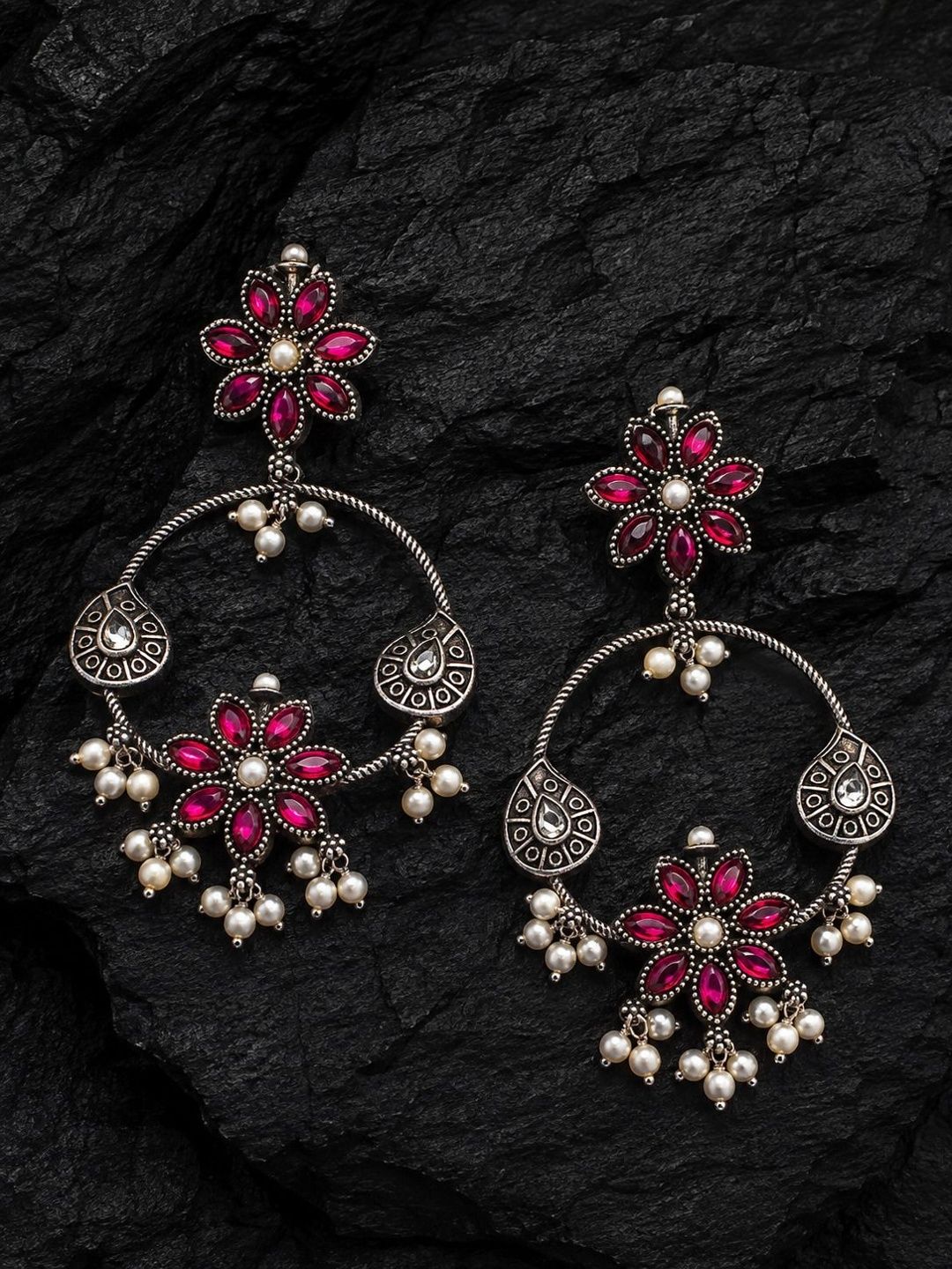 PANASH Circular Chandbalis Earrings