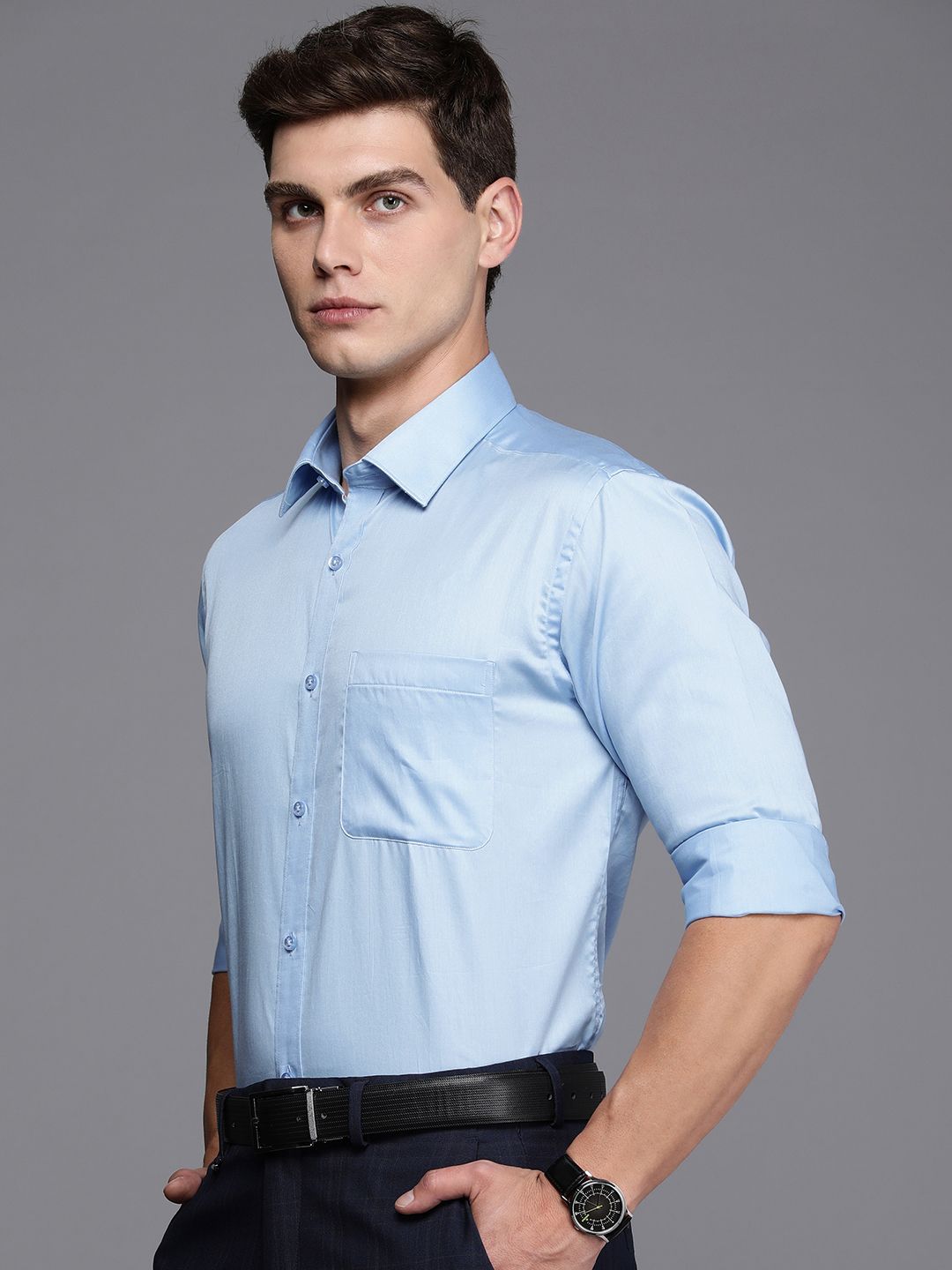 Raymond Pure Cotton Slim Fit Formal Shirt
