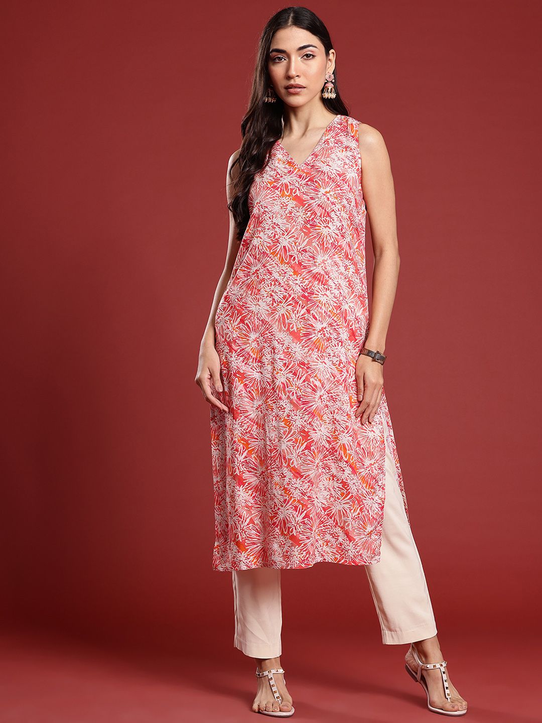 Anouk Women Floral Printed Kurta