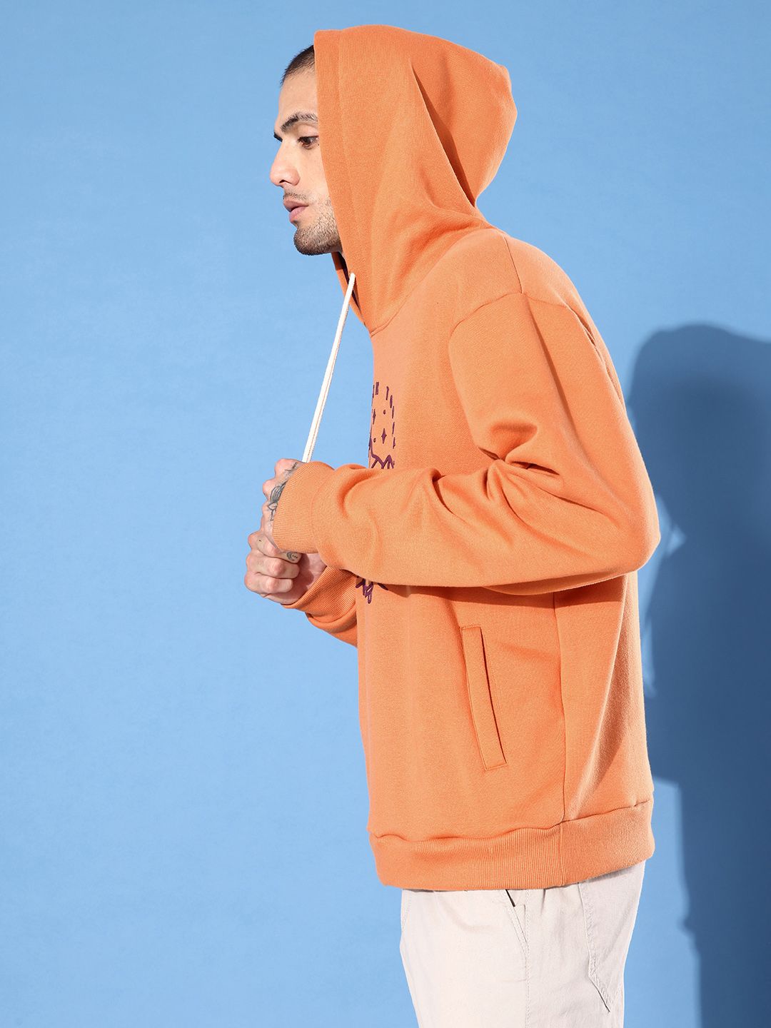 DILLINGER Men Graphic Printed Hooded Sweatshirt