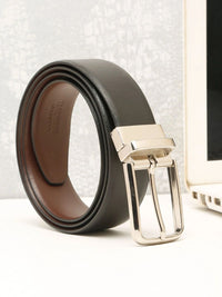 Teakwood Leathers Men Leather Reversible Formal Belt
