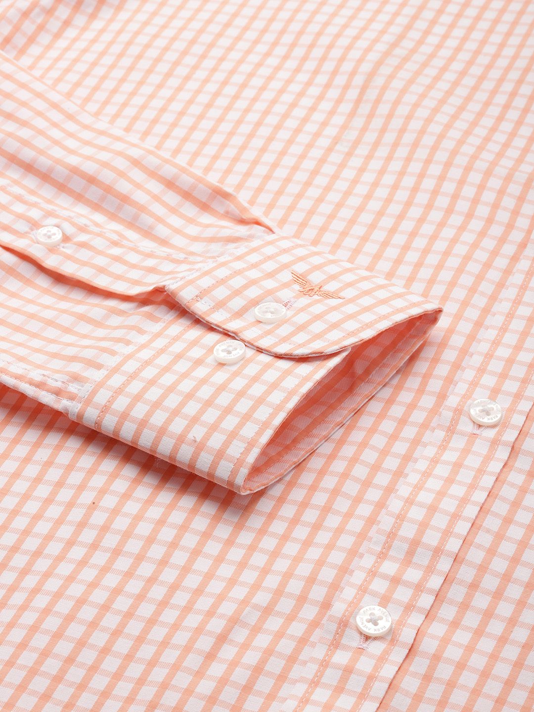 Park Avenue Slim Fit Checked Formal Shirt