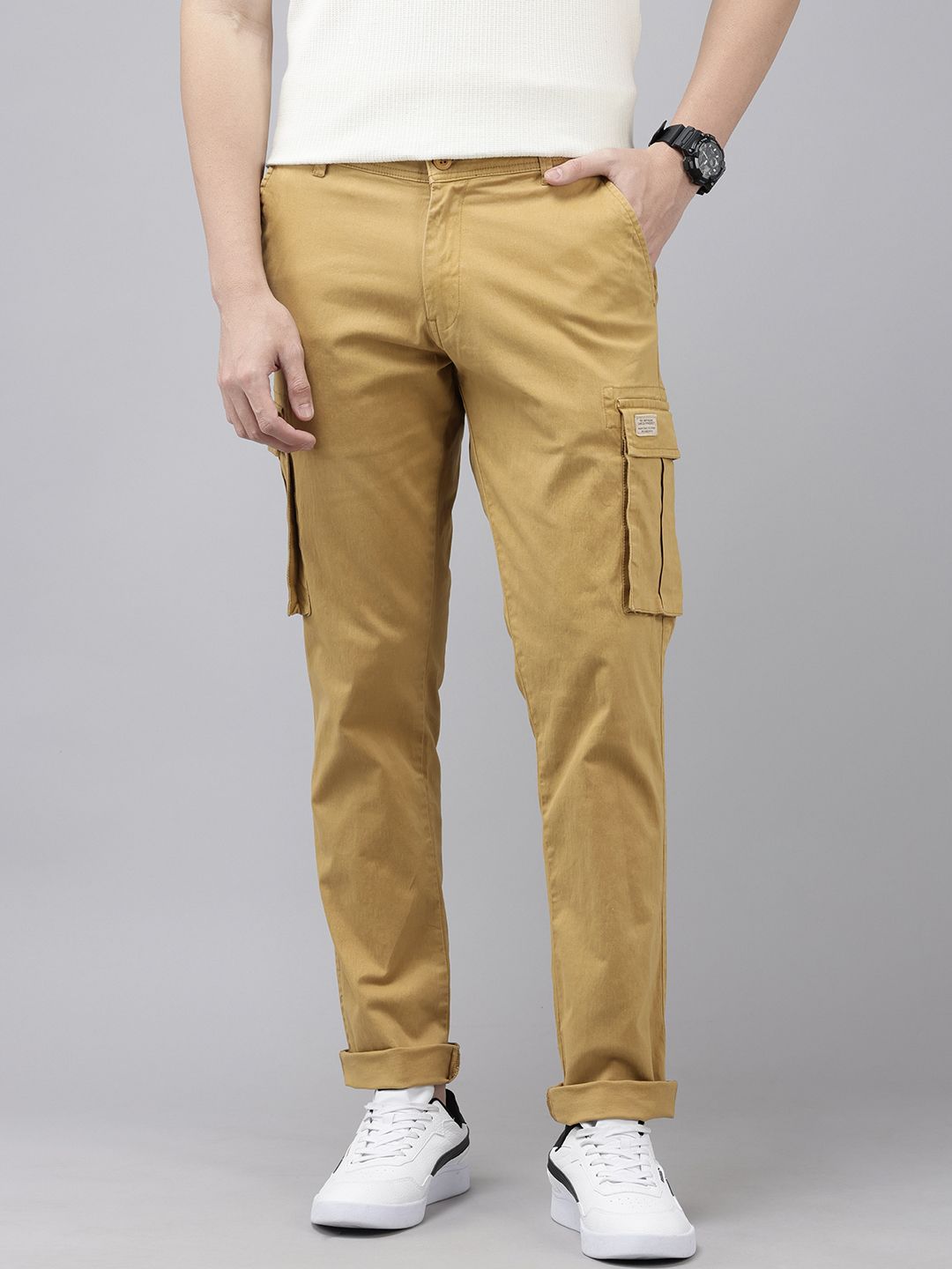 SPYKAR Men Cargos Trousers