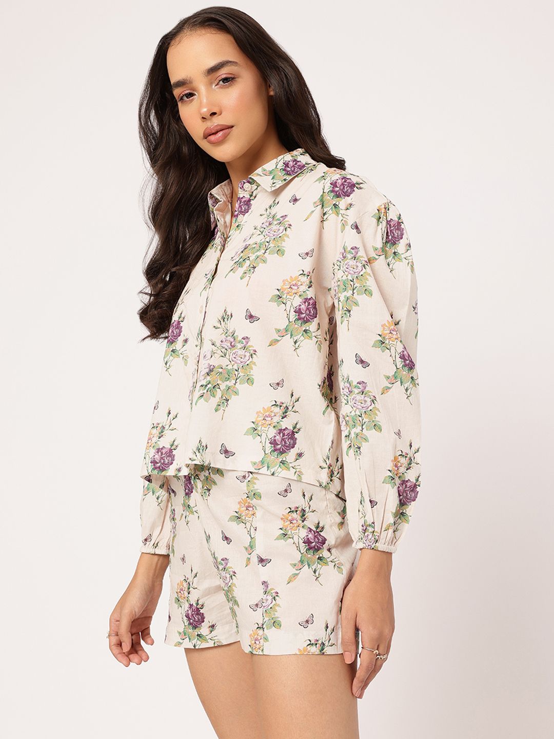 DressBerry Botanical Bliss Floral Print Co-Ords