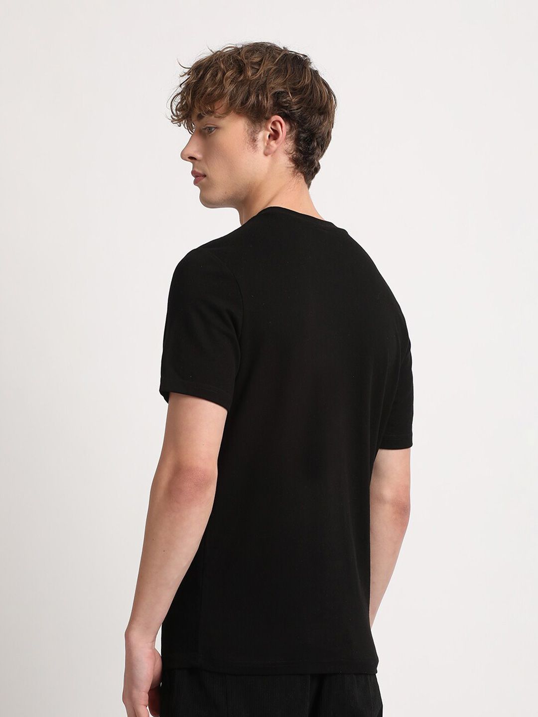 THE BEAR HOUSE Slim Fit Round Neck T-shirt