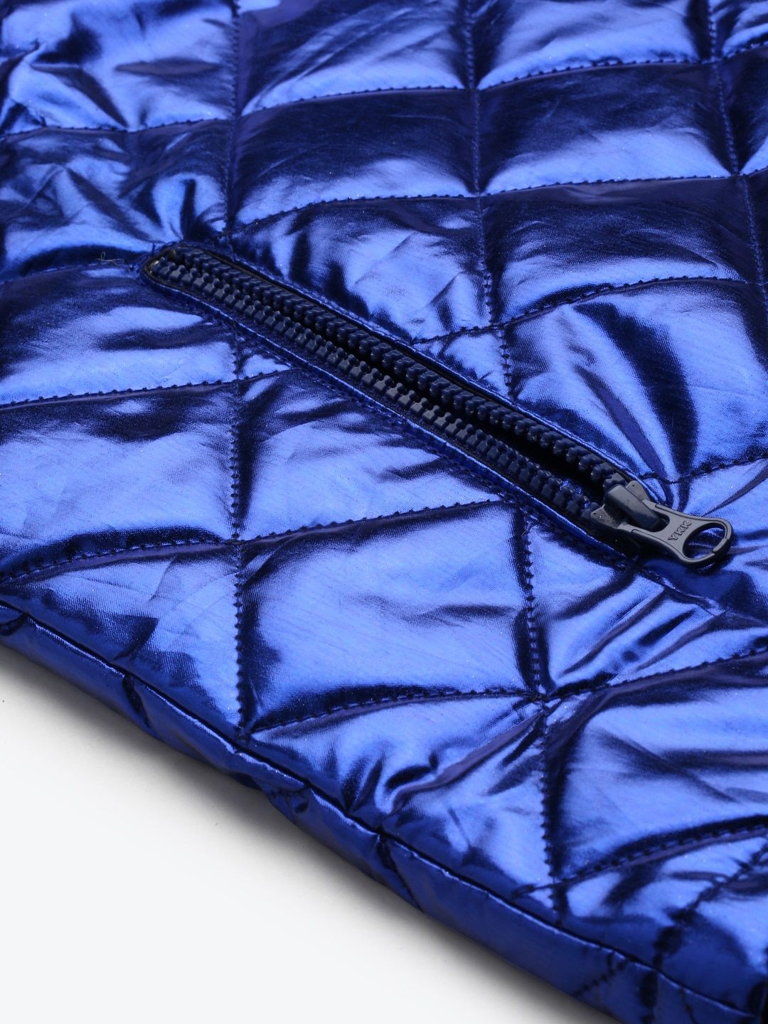 SASSAFRAS Women Blue Quilted Jacket