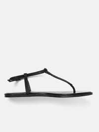 Lino Perros Embellished T-Strap Flats