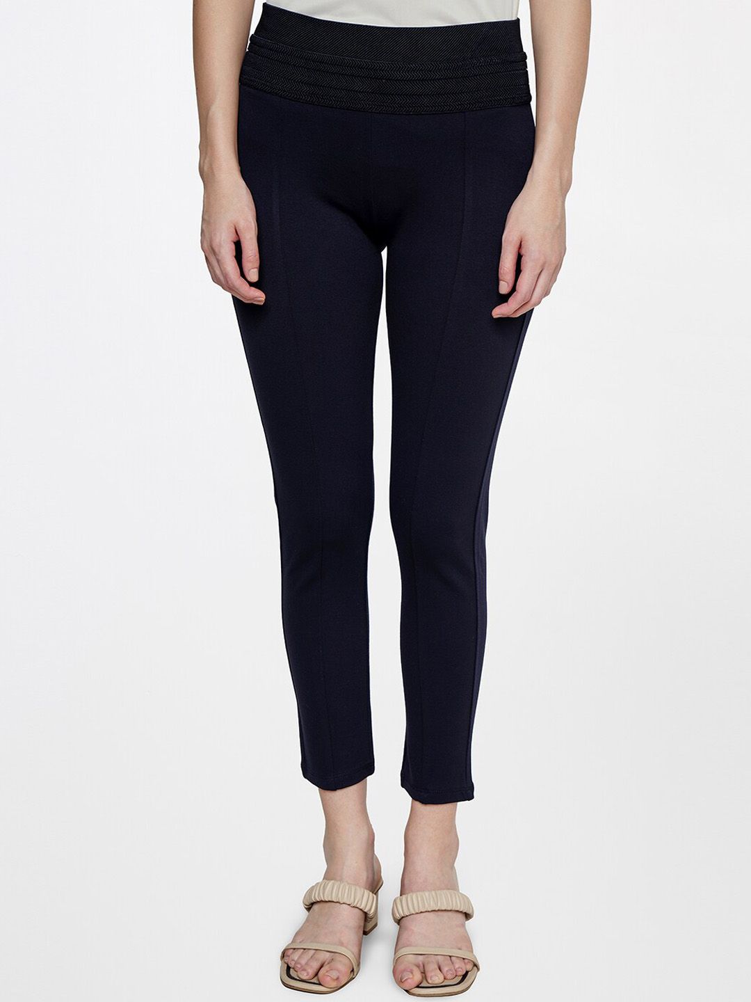 AND Women Tapered Fit Trousers