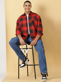 Thomas Scott Classic Opaque Checked Cotton Casual Shirt