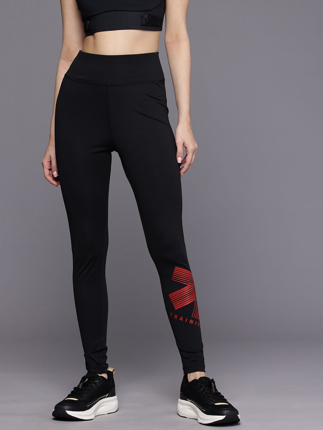 HRX by Hrithik Roshan Women Printed Rapid-Dry Training Tights