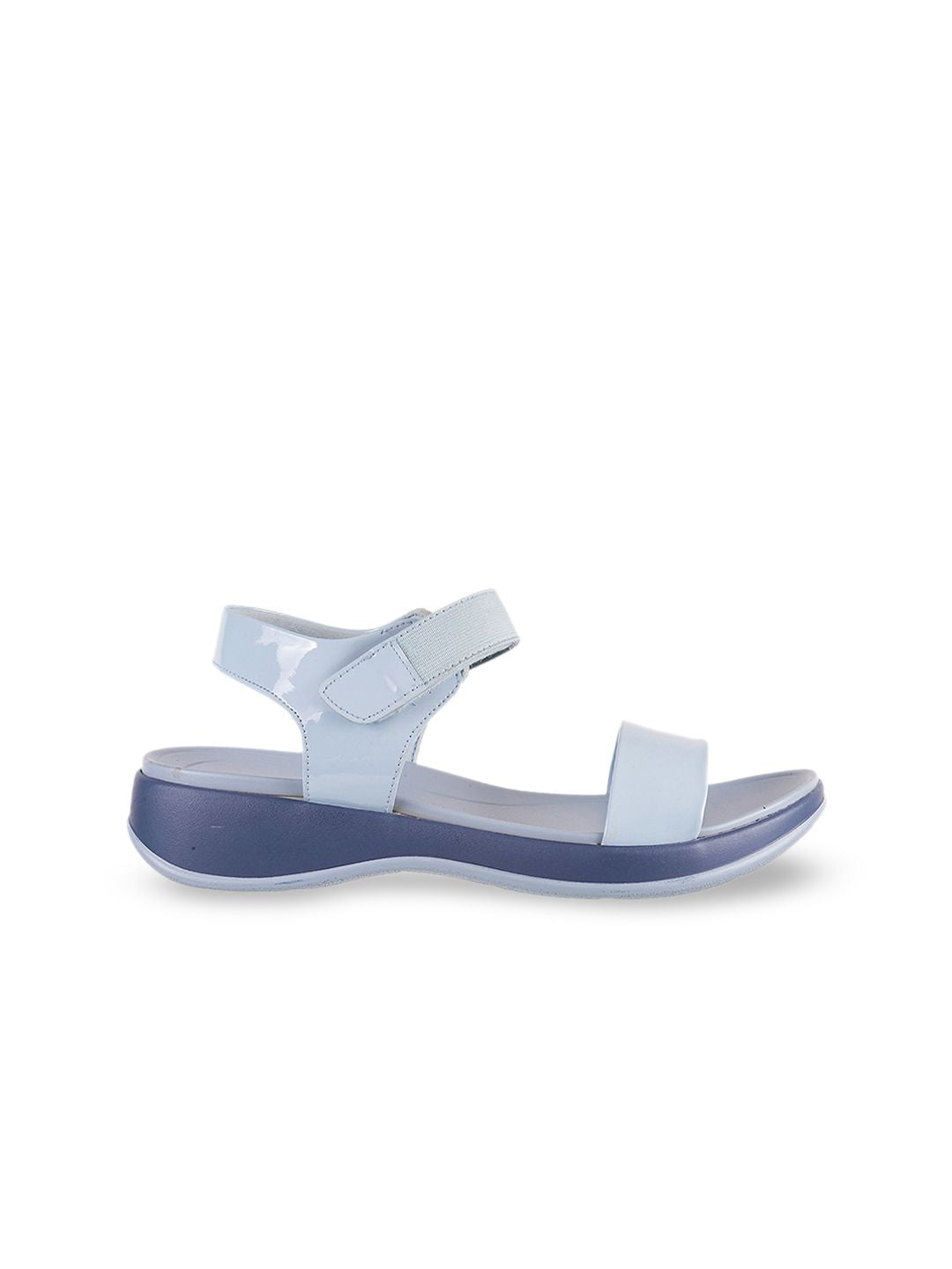 Mochi Women Blue Solid Heels