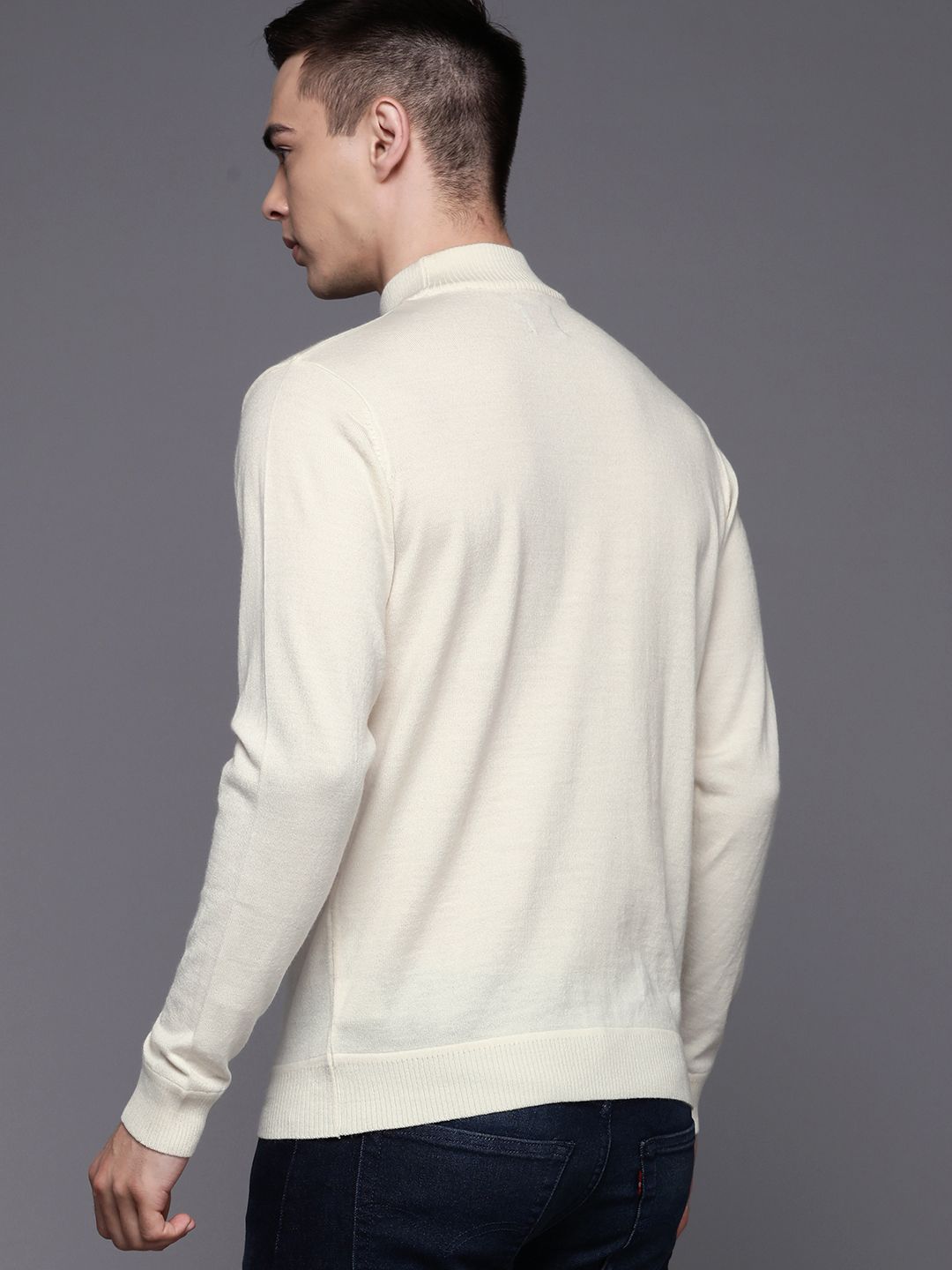 Raymond Fine-Knit High Neck Pullover