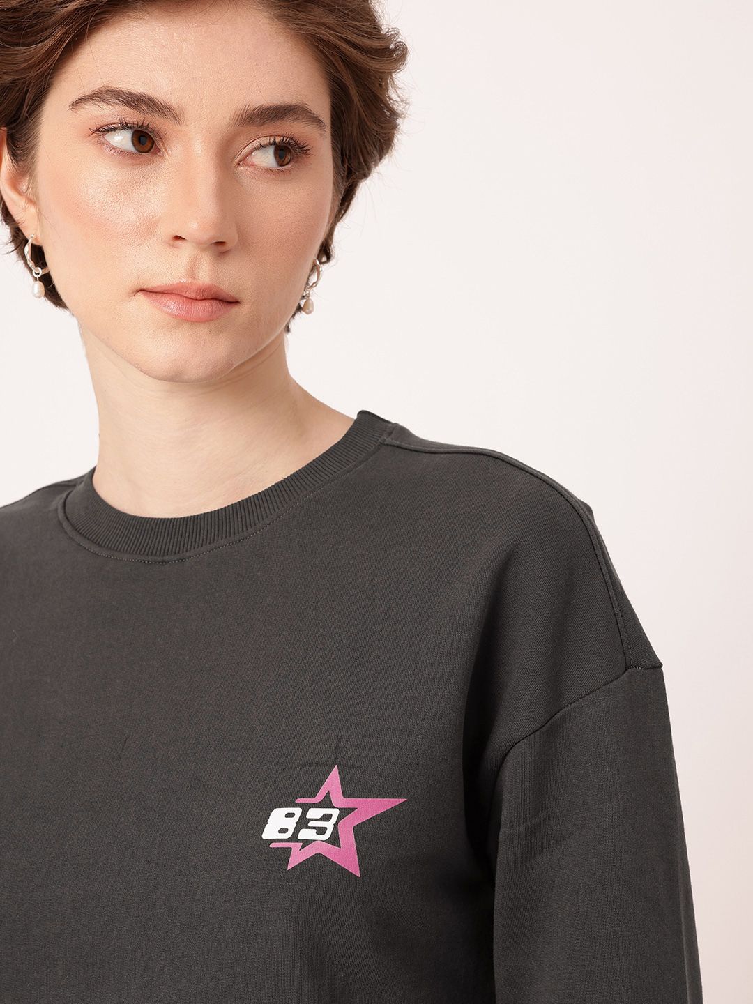 DressBerry Street Chic Cotton Terry Relaxed Fit Sweatshirt