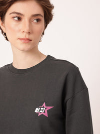 DressBerry Street Chic Cotton Terry Relaxed Fit Sweatshirt
