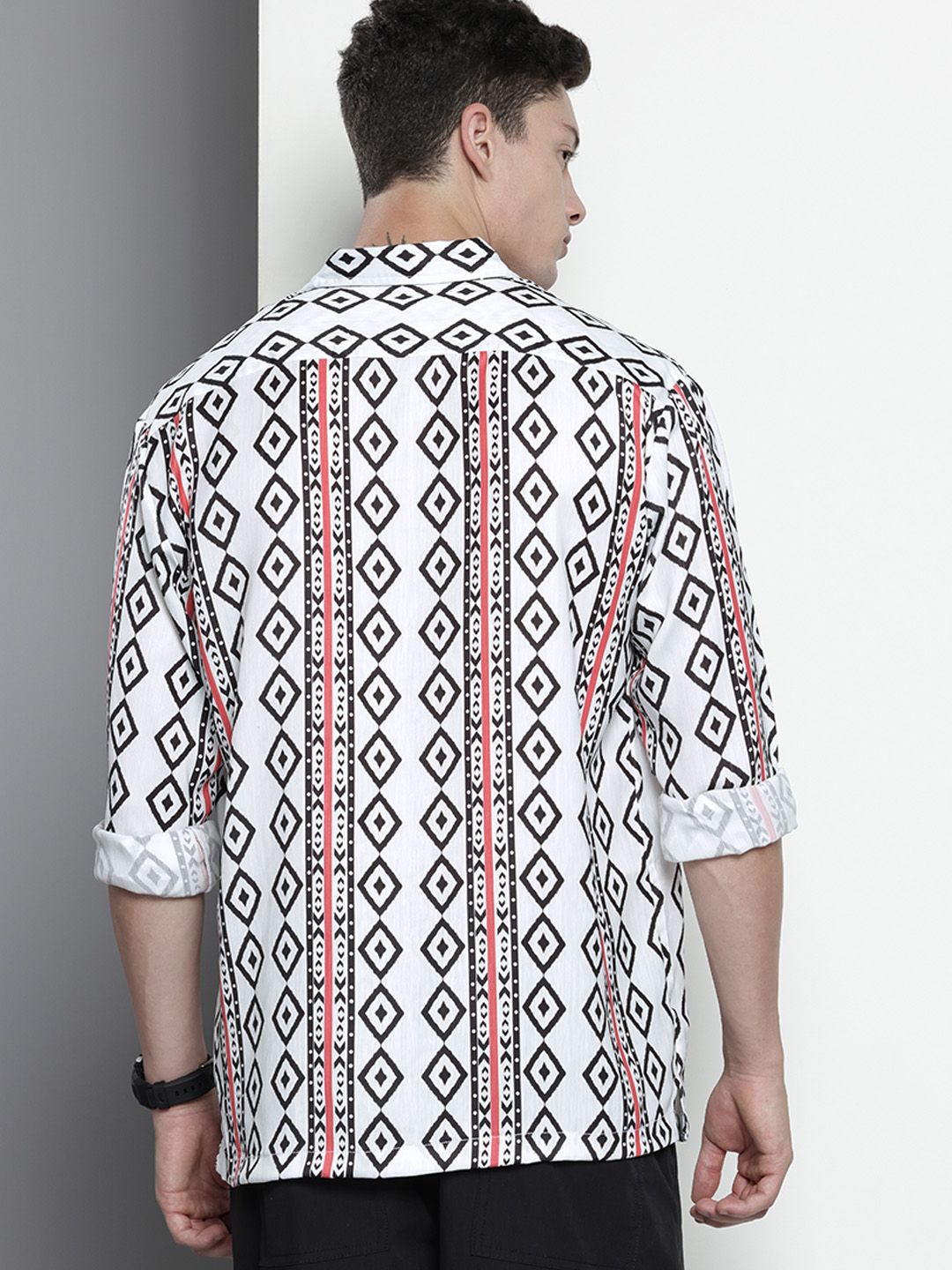The Indian Garage Co Opaque Printed Relaxed Fit Casual Shirt