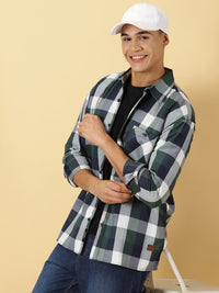 Thomas Scott Classic Tartan Checks Opaque Checked Cotton Casual Shirt